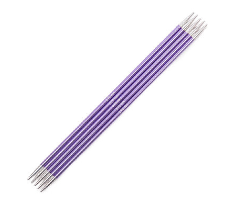 Спицы носочные 6мм 20см Zing KnitPro 47043 Спицы носочные 6мм 20см Zing KnitPro 47043