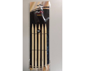 Спицы носочные 9мм 20см Basix Birch Wood KnitPro 35125