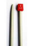 Спиці прямі 8мм 35см тефлонові