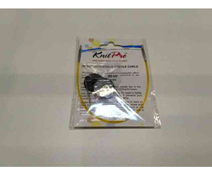 Кабель для круговых спиц 40см желтый KnitPro 10631