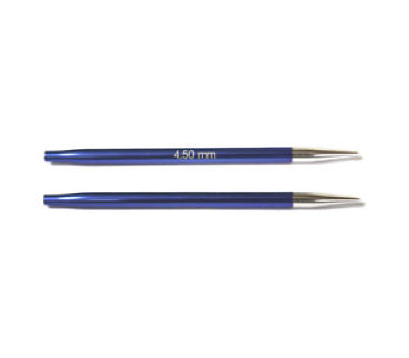 Спицы Съемные короткие 4,5мм Zing KnitPro 47524 Спицы Съемные короткие 4,5мм Zing KnitPro 47524