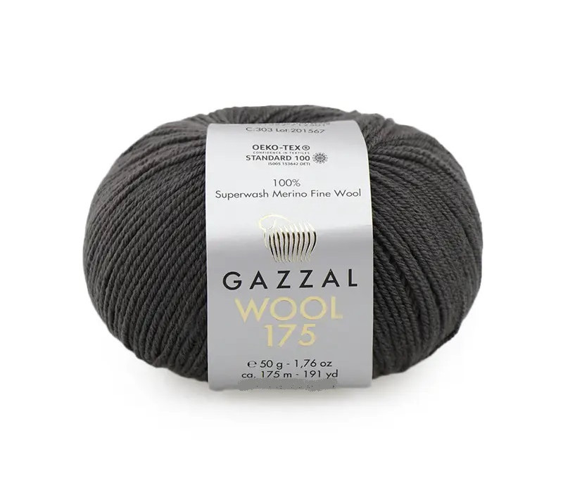 Пряжа Gazzal Wool 175 303