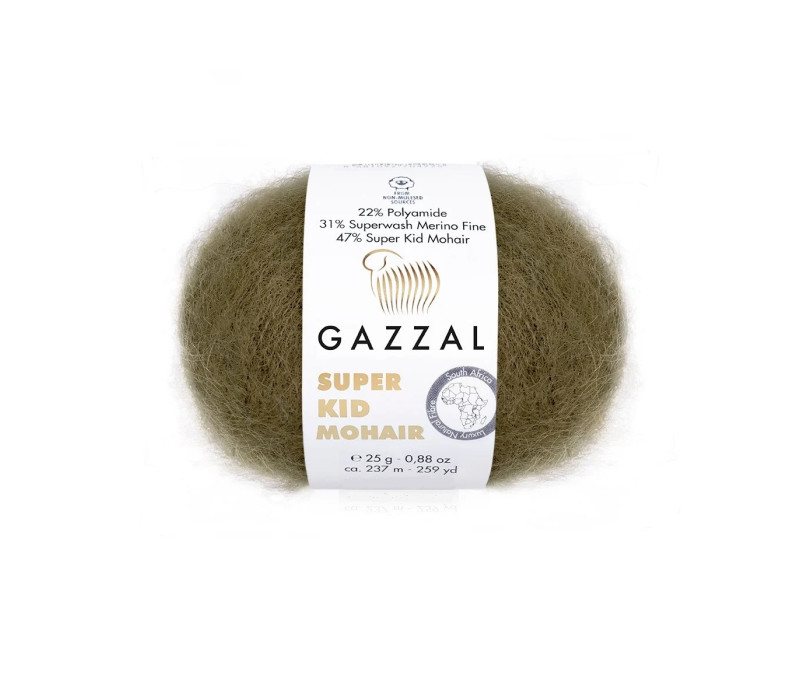 Пряжа Gazzal Super Kid Mohair 64403