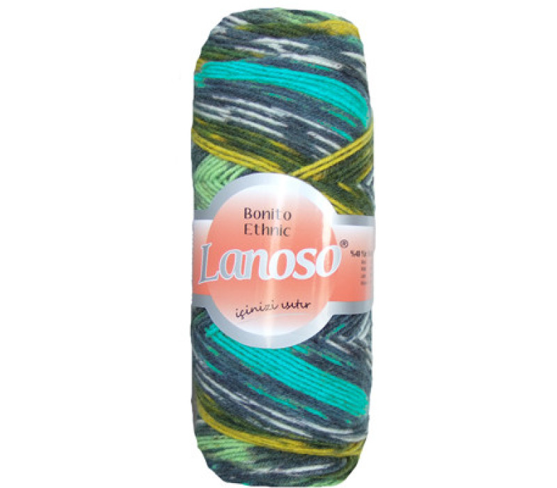 Пряжа Lanoso Bonito Ethnic 1210