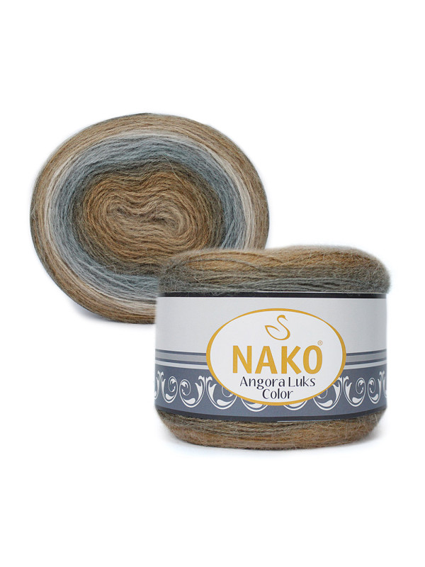 Пряжа Nako Angora Luks Color 81907