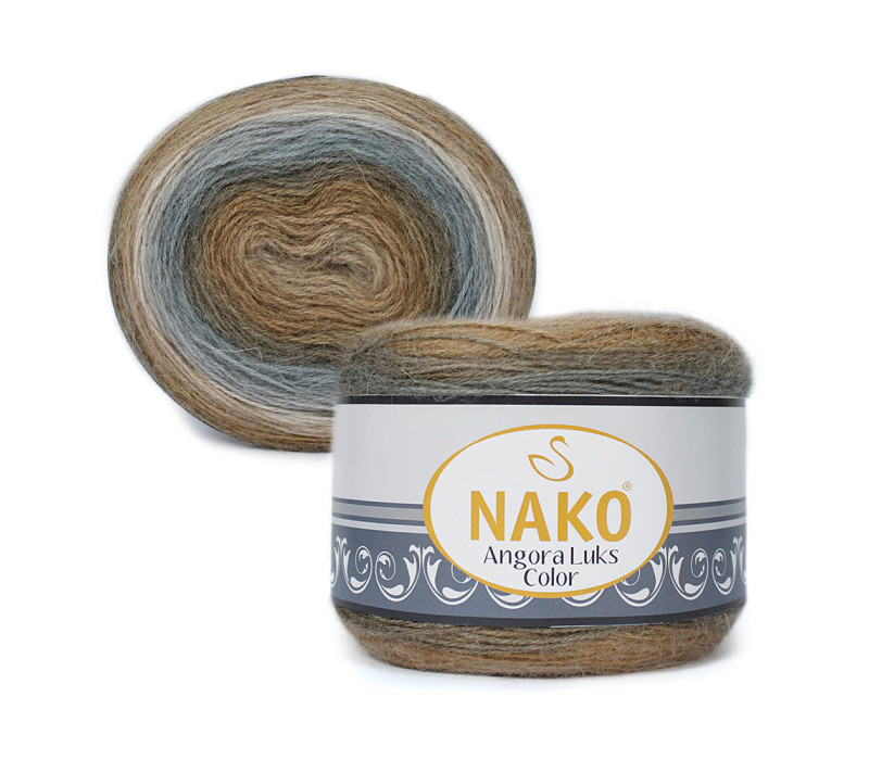 Пряжа Nako Angora Luks Color 81907