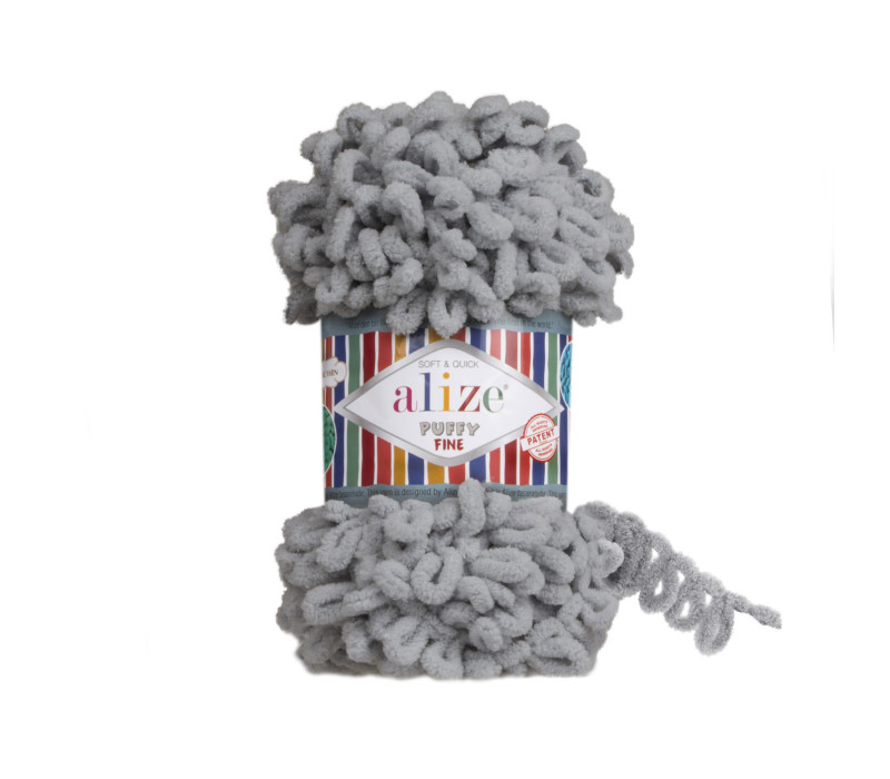 Пряжа Alize Puffy Fine 343 Пряжа Alize Puffy Fine 343