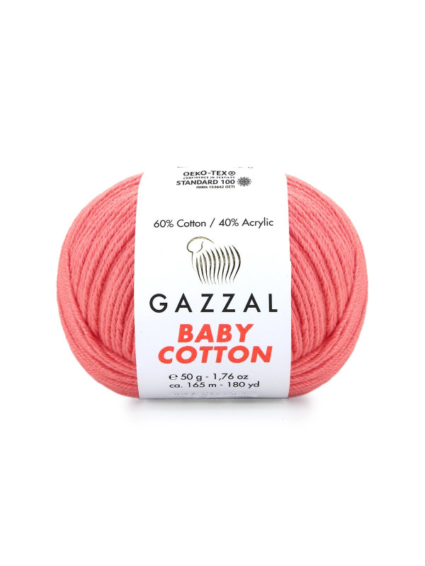 Пряжа Gazzal BabyCotton 3435