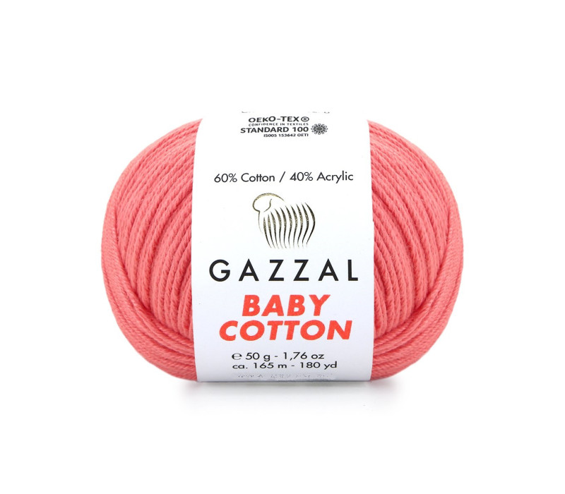 Пряжа Gazzal BabyCotton 3435