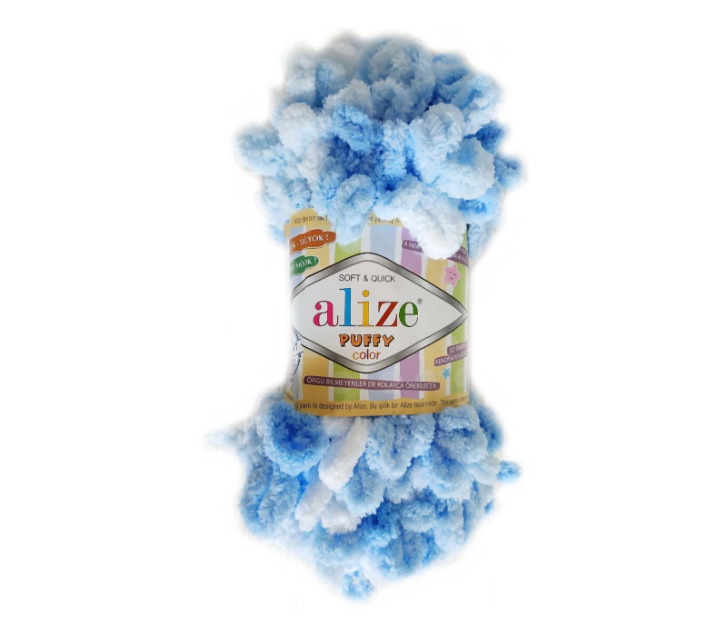 Пряжа Alize Puffy Color 5936 Пряжа Alize Puffy Color 5936