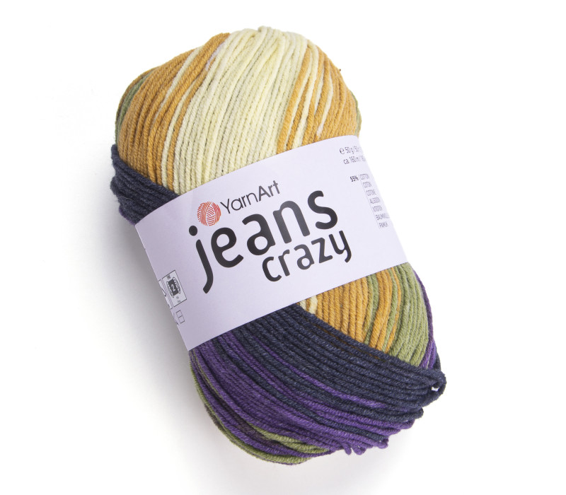 Пряжа YarnArt Jeans Crazy 8220 Пряжа YarnArt Jeans Crazy 8220
