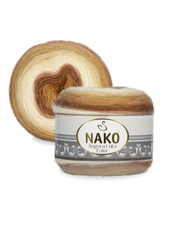 Пряжа Nako Angora Luks Color 82359