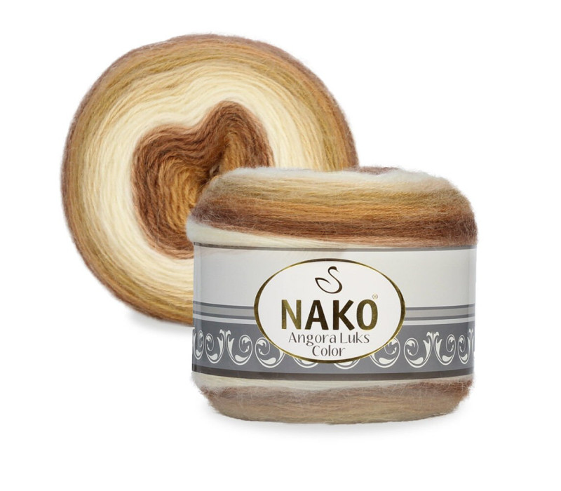 Пряжа Nako Angora Luks Color 82359 Пряжа Nako Angora Luks Color 82359
