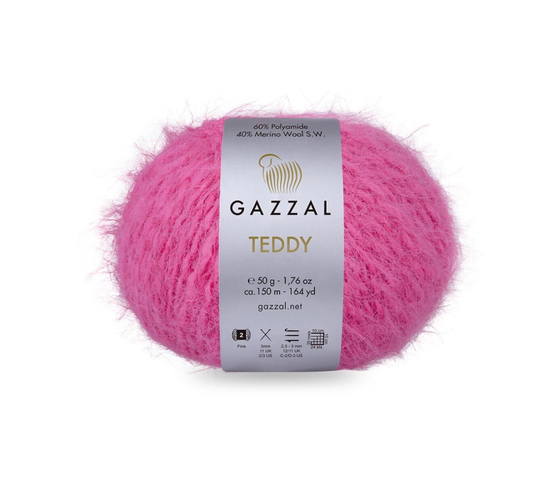 Пряжа Gazzal Teddy 6548 Пряжа Gazzal Teddy 6548