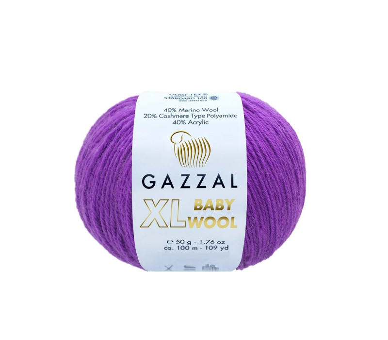 Пряжа Gazzal Baby Wool XL 815 Пряжа Gazzal Baby Wool XL 815