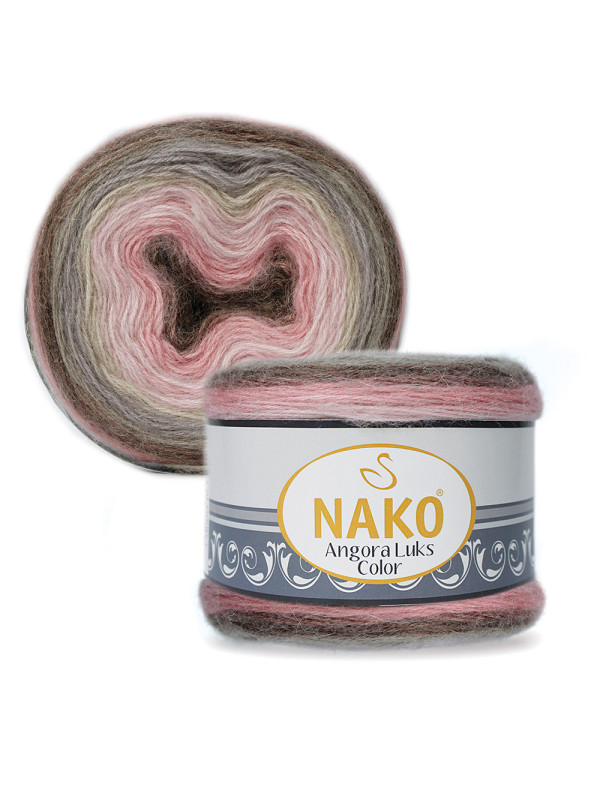 Пряжа Nako Angora Luks Color 81911