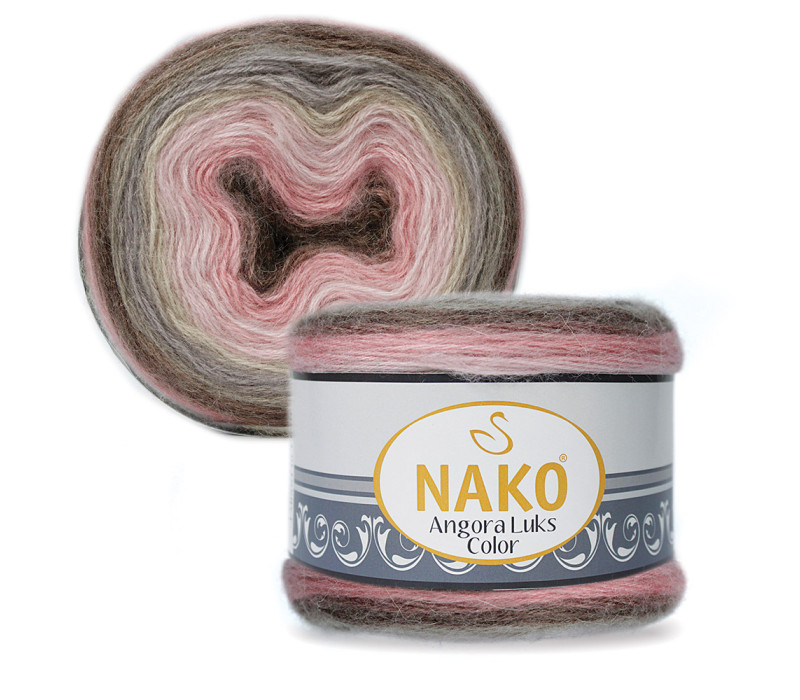 Пряжа Nako Angora Luks Color 81911 Пряжа Nako Angora Luks Color 81911