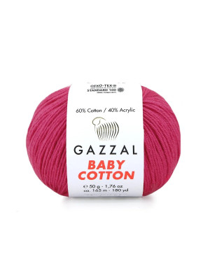 Пряжа Gazzal BabyCotton 25 цвет 3415