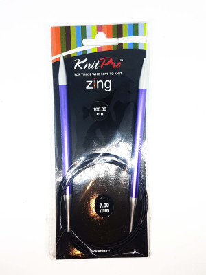 Спиці кругові 7мм 150см Zing KnitPro 47215