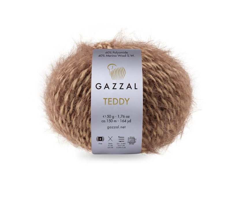 Пряжа Gazzal Teddy 6540