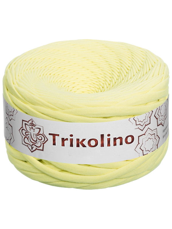 Пряжа трикотажная 7-9 мм "Trikolino" 100м. Банановый шейк