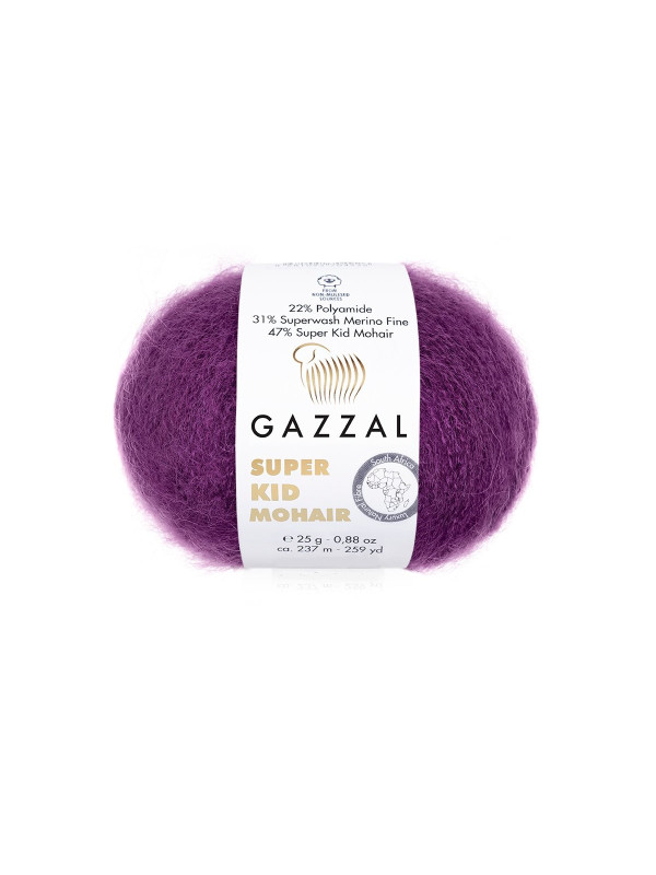 Пряжа Gazzal Super Kid Mohair 64410