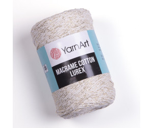 Пряжа YarnArt Macrame Cotton lurex 724