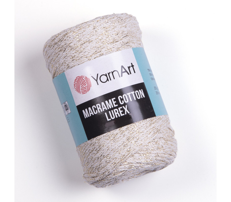 Пряжа YarnArt Macrame Cotton lurex 724