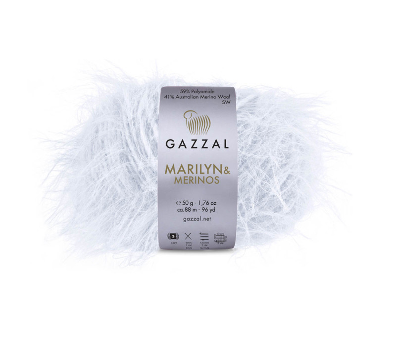 Пряжа Gazzal Marilyn&Merinos 8252 Пряжа Gazzal Marilyn&Merinos 8252