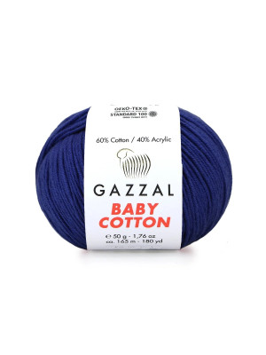 Пряжа Gazzal BabyCotton 25 цвет 3438