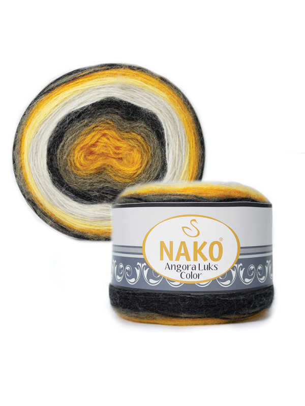 Пряжа Nako Angora Luks Color 81908