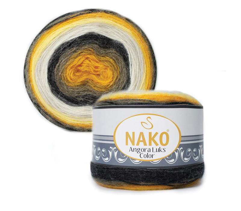 Пряжа Nako Angora Luks Color 81908