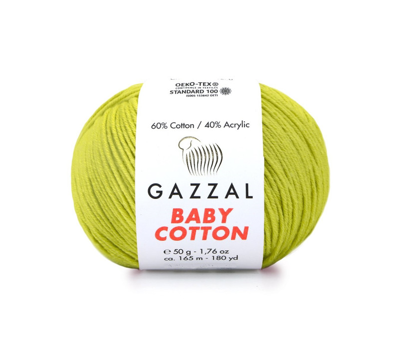 Пряжа Gazzal BabyCotton 3457 Пряжа Gazzal BabyCotton 3457
