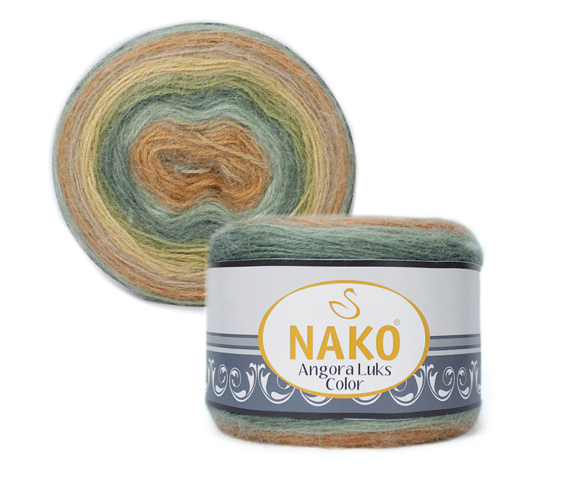 Пряжа Nako Angora Luks Color 81912