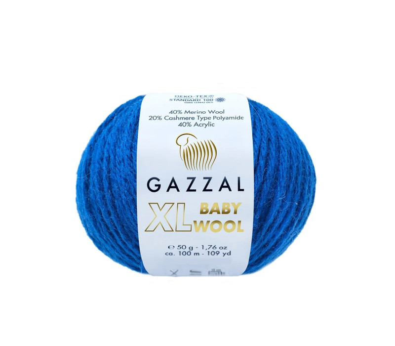 Пряжа Gazzal Baby Wool XL 802 Пряжа Gazzal Baby Wool XL 802