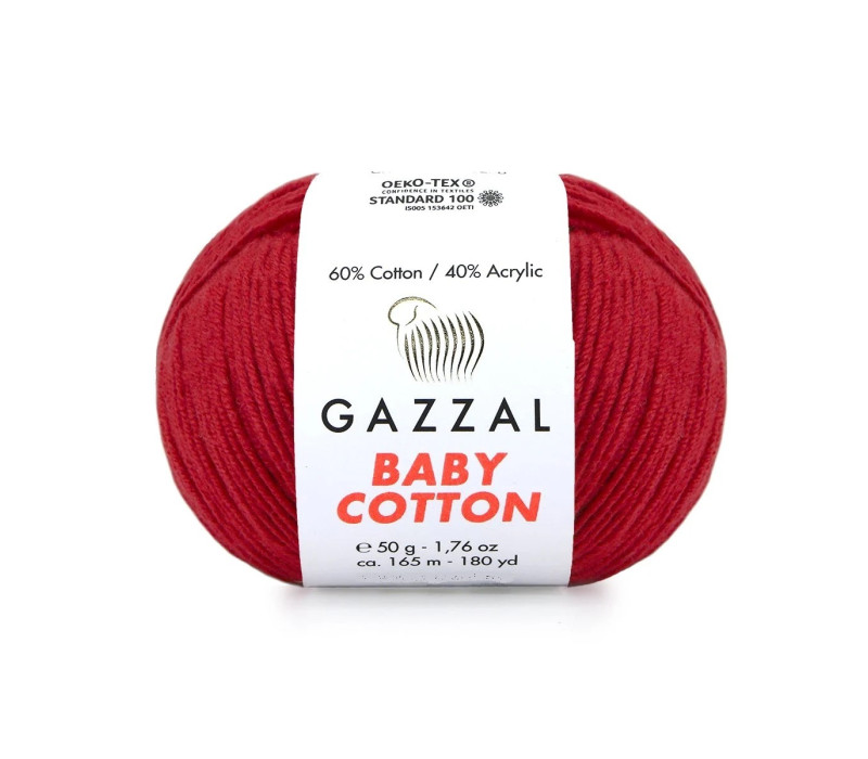 Пряжа Gazzal BabyCotton 3439 Пряжа Gazzal BabyCotton 3439