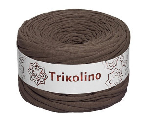 Пряжа трикотажная 7-9 мм "Trikolino" 100м. Черный шоколад