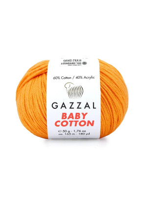 Пряжа Gazzal BabyCotton 25 цвет 3416