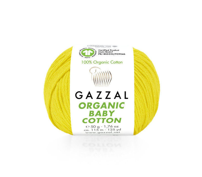 Пряжа Gazzal Organic Baby Cotton 420 Пряжа Gazzal Organic Baby Cotton 420