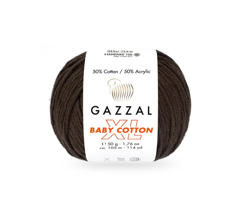 Пряжа Gazzal BabyCotton XL 3436 Пряжа Gazzal BabyCotton XL 3436