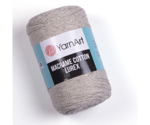 Пряжа YarnArt Macrame Cotton lurex 725