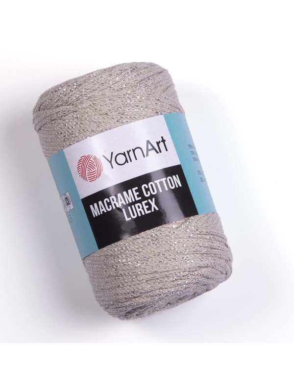 Пряжа YarnArt Macrame Cotton lurex 725