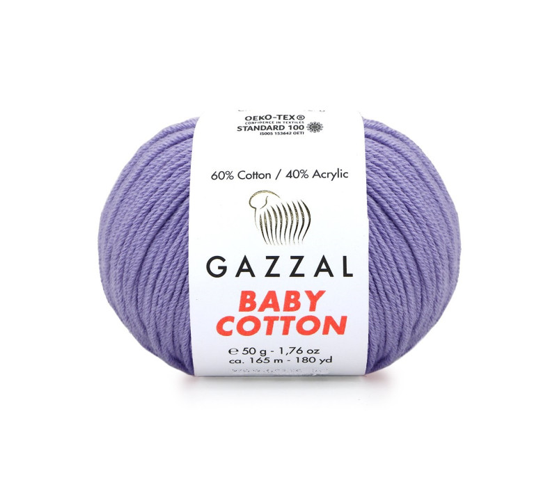 Пряжа Gazzal BabyCotton 3420