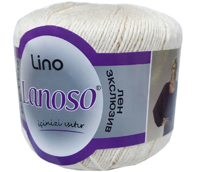 Пряжа Lanoso Lino 901 Пряжа Lanoso Lino 901