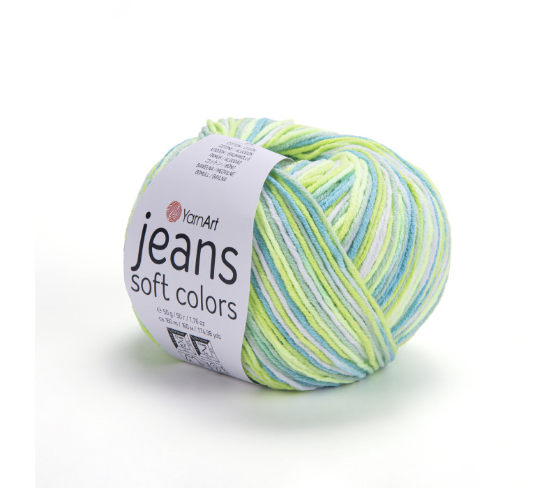 Пряжа YarnArt Jeans Soft Color 6211 Пряжа YarnArt Jeans Soft Color 6211