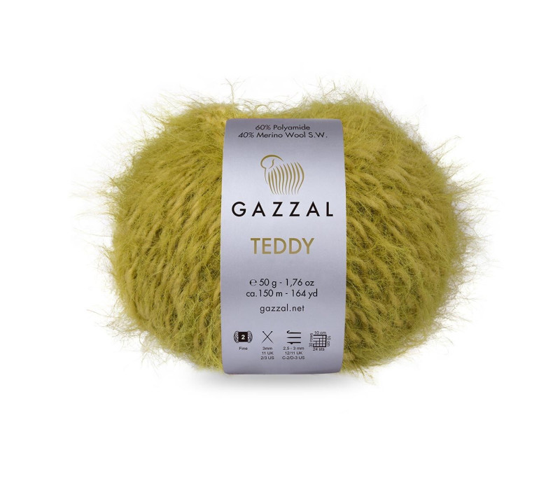Пряжа Gazzal Teddy 6556 Пряжа Gazzal Teddy 6556