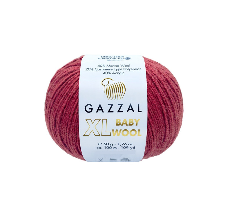 Пряжа Gazzal Baby Wool XL 816 Пряжа Gazzal Baby Wool XL 816