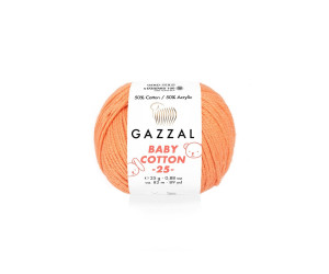 Пряжа Gazzal BabyCotton 25 цвет 3447