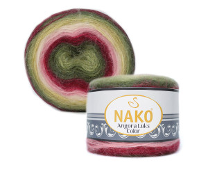 Пряжа Nako Angora Luks Color 81909