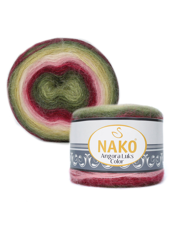 Пряжа Nako Angora Luks Color 81909